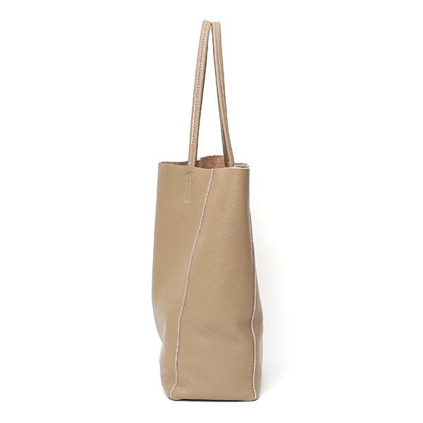  トートバッグ メンズ 縦型 a4 イタリア製 レザー 牛革 シンプル 軽量 無地 タウンユース ベージュ 肌色 レディース 本革 柔らかい 手提げ おしゃれ 通勤 通学 ブランド カバン アルベルトボニー(ALBERTO BONI)