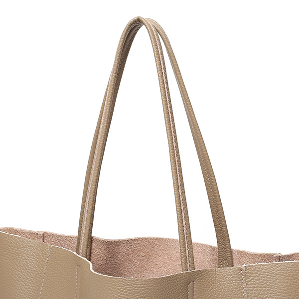  トートバッグ メンズ 縦型 a4 イタリア製 レザー 牛革 シンプル 軽量 無地 タウンユース ベージュ 肌色 レディース 本革 柔らかい 手提げ おしゃれ 通勤 通学 ブランド カバン アルベルトボニー(ALBERTO BONI)