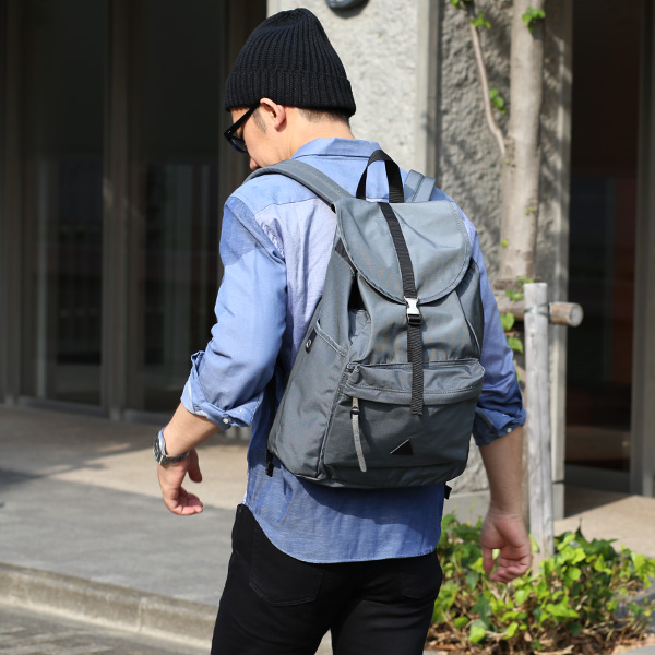  ANONYM CRAFTSMAN DESIGN 日本製 バックパック メンズ レディース 66Hybrid生地 ダークグレー グレー グレイ 灰色 リュックサック デイパック リュック ブランド ナイロン おしゃれ 可愛い 高級 大人 通学 旅行