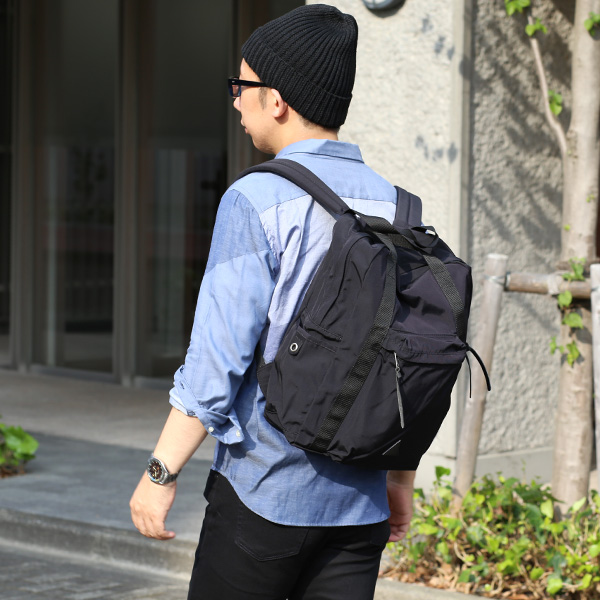  ANONYM CRAFTSMAN DESIGN 12H DAYPACK 66Hybrid生地 メンズ レディース リュックサック ブラック 黒 黒色 ブランド デイパック バックパック 日本製 アノニムクラフツマンデザイン