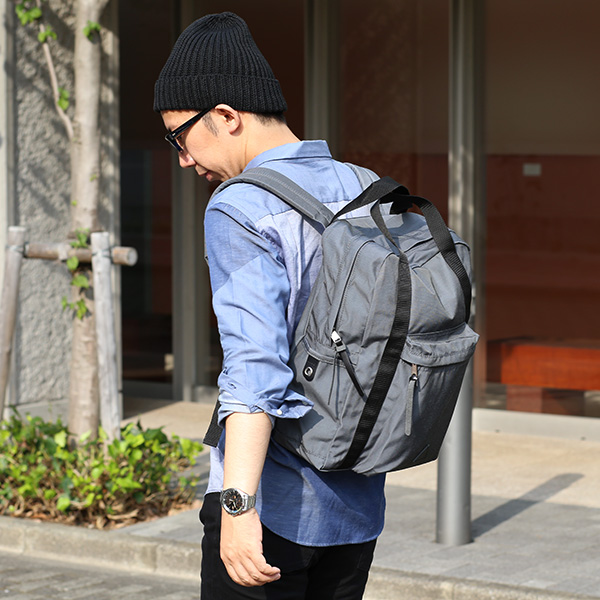  ANONYM CRAFTSMAN DESIGN 12H DAYPACK 66Hybrid生地 メンズ レディース リュックサック ダークグレー グレー グレイ 灰色 ブランド デイパック バックパック 日本製 アノニムクラフツマンデザイン