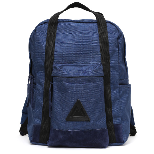 アノニムクラフツマンデザイン(ANONYM CRAFTSMAN DESIGN) ナイロン レザー バックパック リュック ネイビー