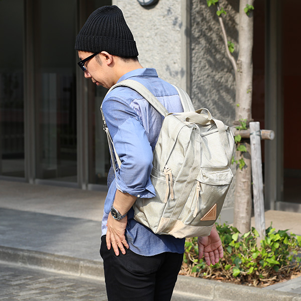  ANONYM CRAFTSMAN DESIGN セルスパンナイロン バックパック メンズ レディース ホワイト 白色 日本製 リュック ブランド ナイロン リュックサック デイパック おしゃれ 可愛い 高級 大人 通学 旅行 日帰り アノニムクラフツマンデザイン