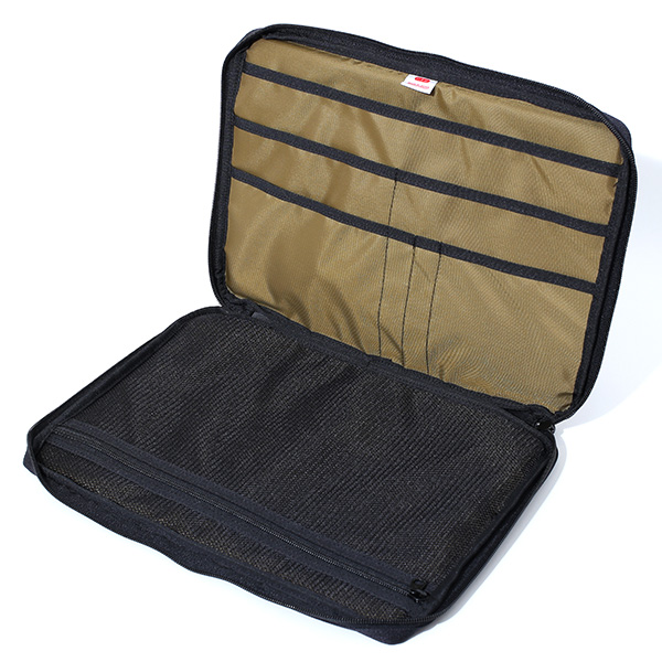 ANONYM CRAFTSMAN DESIGN セルスパンナイロンドキュメントケース クラッチバッグ ブラック 黒 黒色 13インチ ノート パソコン PC A4 メンズ レディース バッグインバッグ ビジネス