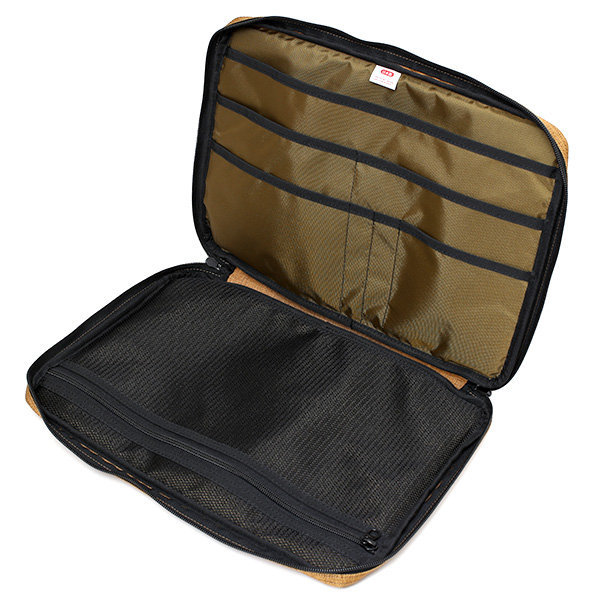 ANONYM CRAFTSMAN DESIGN セルスパンナイロンドキュメントケース クラッチバッグ ブラウン 茶 茶色 13インチ ノート パソコン PC A4 メンズ レディース バッグインバッグ ビジネス