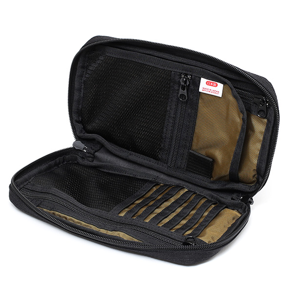  ANONYM CRAFTSMAN DESIGN セルスパンナイロン トリップケース クラッチバッグ ブラック 黒 黒色 バッグインバッグ メンズ レディース 日本製 ブランド ナイロン おしゃれ 可愛い パスポートケース パスポート 高級 大人 旅行