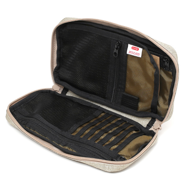  ANONYM CRAFTSMAN DESIGN セルスパンナイロン トリップケース クラッチバッグ ホワイト 白色 バッグインバッグ メンズ レディース 日本製 ブランド ナイロン おしゃれ 可愛い パスポートケース パスポート 高級 大人 旅行