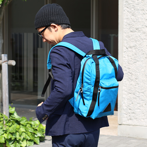 リュックサック デイパック バックパック メンズ レディース ブランド 日本製 ナイロン 軽い ブルー ネイビー 青色 通学 マザーズバッグ おしゃれ 6H DAYPACK アノニムクラフツマンデザイン(ANONYM CRAFTSMAN DESIGN)