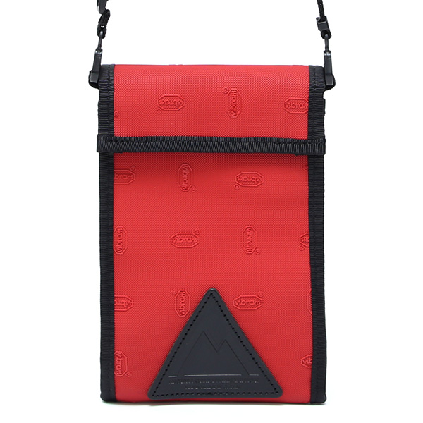  ショルダーバッグ メンズ オーガナイザー ウエストポーチ ビブラム Vibram コンパクト チケット入れ 財布 レッド ワイン 赤色 夏 音楽フェス バッグ ブランド 日本製 アノニムクラフツマンデザイン(ANONYM CRAFTSMAN DESIGN)