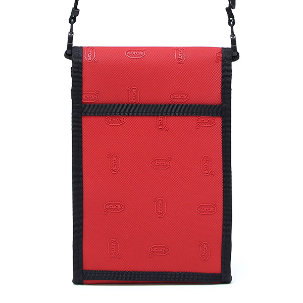  ショルダーバッグ メンズ オーガナイザー ウエストポーチ ビブラム Vibram コンパクト チケット入れ 財布 レッド ワイン 赤色 夏 音楽フェス バッグ ブランド 日本製 アノニムクラフツマンデザイン(ANONYM CRAFTSMAN DESIGN)