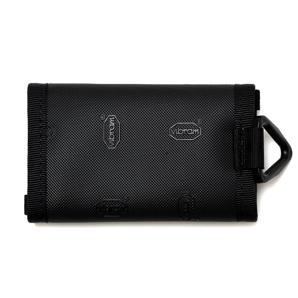 小銭入れ 小さめ コンパクト 財布 ブランド メンズ レディース ミニウォレット 日本製 ビブラム ラバー ブラック 黒 黒色 三つ折り おさいふ トラベル アウトドア アノニムクラフツマンデザイン(ANONYM CRAFTSMAN DESIGN)