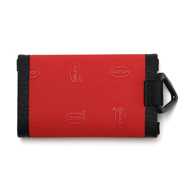  小銭入れ 小さめ コンパクト 財布 ブランド メンズ レディース ミニウォレット 日本製 ビブラム ラバー レッド ワイン 赤色 三つ折り おさいふ トラベル アウトドア アノニムクラフツマンデザイン(ANONYM CRAFTSMAN DESIGN)