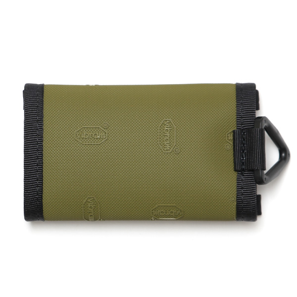  小銭入れ 小さめ コンパクト 財布 ブランド メンズ レディース ミニウォレット 日本製 ビブラム ラバー グリーン 緑色 三つ折り おさいふ トラベル アウトドア アノニムクラフツマンデザイン(ANONYM CRAFTSMAN DESIGN)