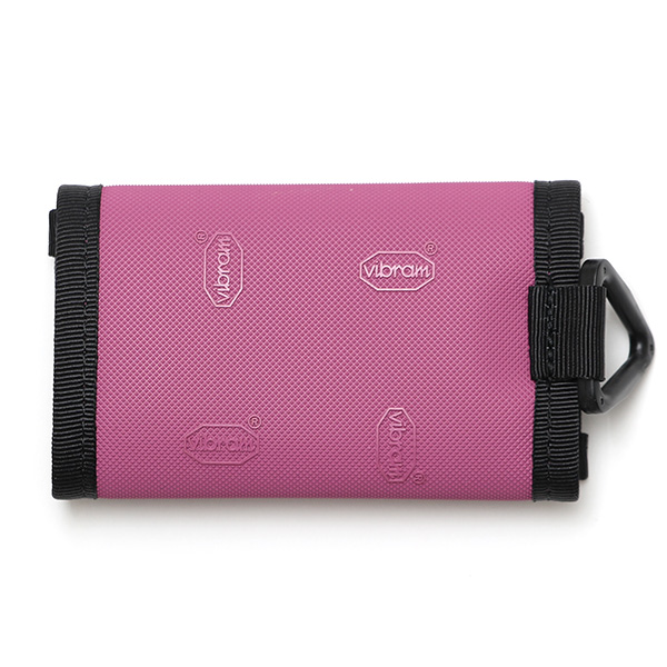  小銭入れ 小さめ コンパクト 財布 ブランド メンズ レディース ミニウォレット 日本製 ビブラム ラバー パープル 紫色 三つ折り おさいふ トラベル アウトドア アノニムクラフツマンデザイン(ANONYM CRAFTSMAN DESIGN)