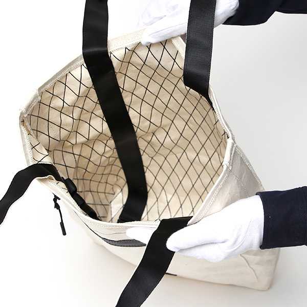 トートバッグ メンズ レディース リバーシブル トート コットン 軽量 A4 強撥水 防汚 X-PAC シンプル ホワイト 白色 キャンプ アウトドア ブランド アノニムクラフツマンデザイン(ANONYM CRAFTSMAN DESIGN)