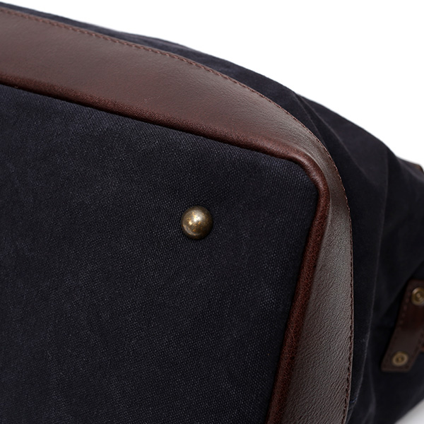 ボストンバッグ メンズ ブルー ネイビー 青色 帆布 カバン 本革 旅行 鞄 レザー キャンバス レディース バッグ 大きい 大型 2泊 ボーデッサン(BEAU DESSIN)