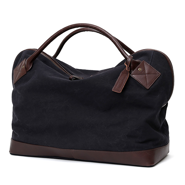 ボストンバッグ メンズ ブルー ネイビー 青色 帆布 カバン 本革 旅行 鞄 レザー キャンバス レディース バッグ 大きい 大型 2泊 ボーデッサン(BEAU DESSIN)