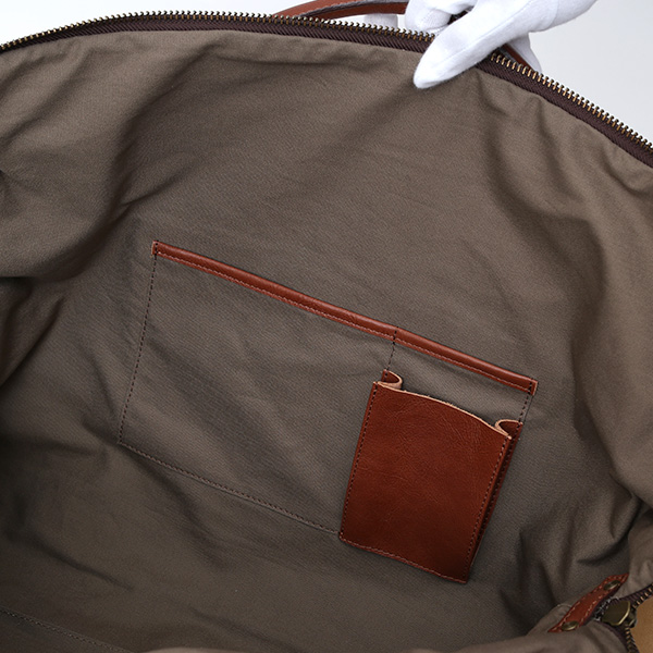  ボストンバッグ メンズ ベージュ 肌色 帆布 カバン 本革 旅行 鞄 レザー キャンバス レディース バッグ 大きい 大型 2泊 ボーデッサン(BEAU DESSIN)