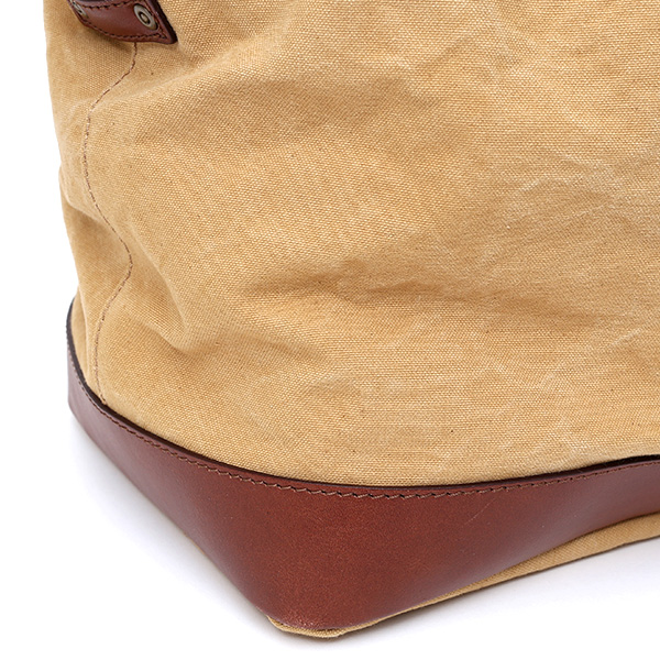  ボストンバッグ メンズ ベージュ 肌色 帆布 カバン 本革 旅行 鞄 レザー キャンバス レディース バッグ 大きい 大型 2泊 ボーデッサン(BEAU DESSIN)