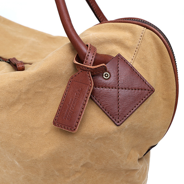  ボストンバッグ メンズ ベージュ 肌色 帆布 カバン 本革 旅行 鞄 レザー キャンバス レディース バッグ 大きい 大型 2泊 ボーデッサン(BEAU DESSIN)