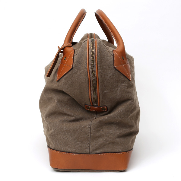  ボストンバッグ メンズ グリーン 緑色 帆布 カバン 本革 旅行 鞄 レザー キャンバス レディース バッグ 大きい 大型 2泊 ボーデッサン(BEAU DESSIN)