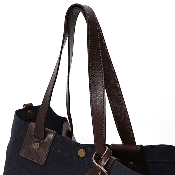 トートバッグ メンズ ブルー ネイビー 青色 本革 カバン レディース キャンバス 帆布 大きめ バッグ かわいい レザー 旅行 鞄 ボーデッサン(BEAU DESSIN)