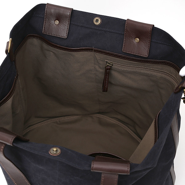 トートバッグ メンズ ブルー ネイビー 青色 本革 カバン レディース キャンバス 帆布 大きめ バッグ かわいい レザー 旅行 鞄 ボーデッサン(BEAU DESSIN)