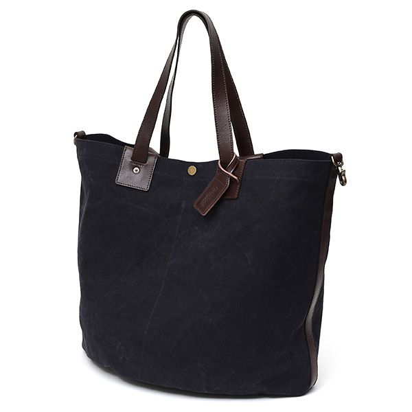  トートバッグ メンズ ブルー ネイビー 青色 本革 カバン レディース キャンバス 帆布 大きめ バッグ かわいい レザー 旅行 鞄 ボーデッサン(BEAU DESSIN)