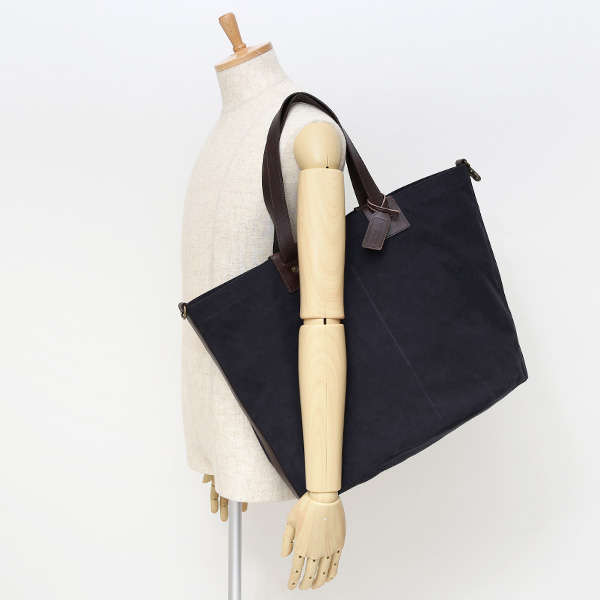  トートバッグ メンズ ブルー ネイビー 青色 本革 カバン レディース キャンバス 帆布 大きめ バッグ かわいい レザー 旅行 鞄 ボーデッサン(BEAU DESSIN)