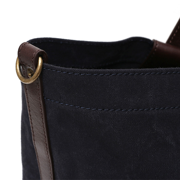  トートバッグ メンズ ブルー ネイビー 青色 本革 カバン レディース キャンバス 帆布 大きめ バッグ かわいい レザー 旅行 鞄 ボーデッサン(BEAU DESSIN)