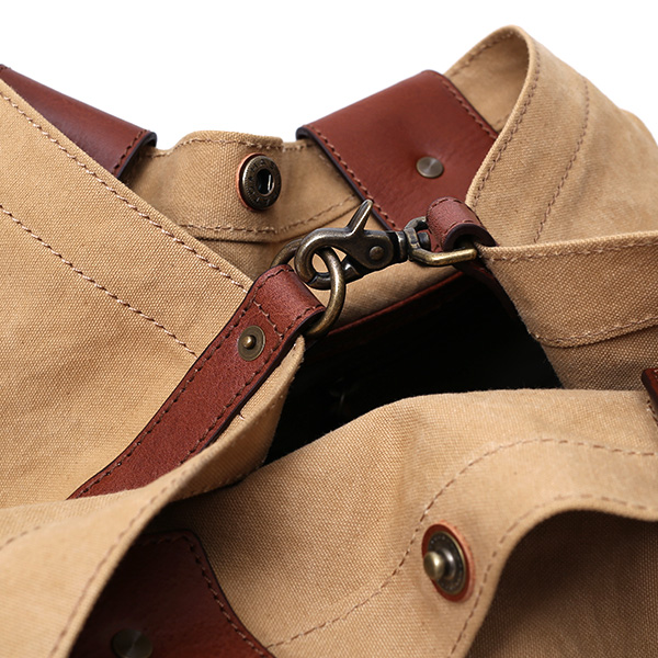  トートバッグ メンズ ベージュ 肌色 本革 カバン レディース キャンバス 帆布 大きめ バッグ かわいい レザー 旅行 鞄 ボーデッサン(BEAU DESSIN)