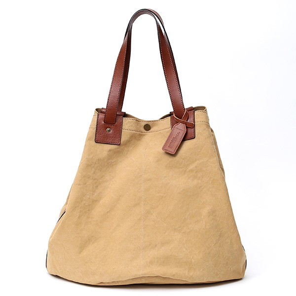  トートバッグ メンズ ベージュ 肌色 本革 カバン レディース キャンバス 帆布 大きめ バッグ かわいい レザー 旅行 鞄 ボーデッサン(BEAU DESSIN)