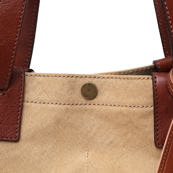  トートバッグ メンズ ベージュ 肌色 本革 カバン レディース キャンバス 帆布 大きめ バッグ かわいい レザー 旅行 鞄 ボーデッサン(BEAU DESSIN)