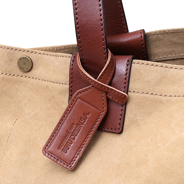  トートバッグ メンズ ベージュ 肌色 本革 カバン レディース キャンバス 帆布 大きめ バッグ かわいい レザー 旅行 鞄 ボーデッサン(BEAU DESSIN)