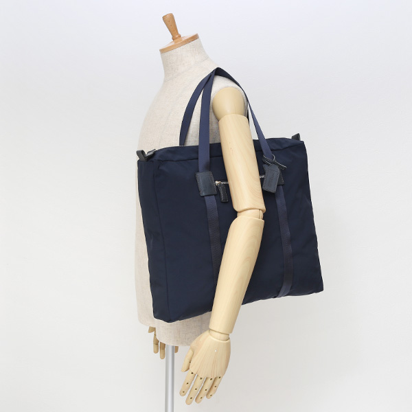  トートバッグ ブルー ネイビー 青色 メンズ ナイロン カバン 防水 レディース おしゃれ かわいい 鞄 アウトドア ボーデッサン(BEAU DESSIN)