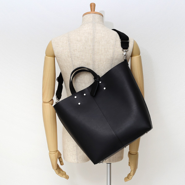 トートバッグ 本革 レザー 鞄 メンズ レディース ブラック 黒 黒色 カバン バケツ ショルダーベルト ショルダーバッグ 日本製 ボーデッサン(BEAU DESSIN)