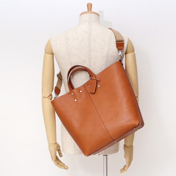  トートバッグ 本革 レザー 鞄 メンズ レディース キャメル ブラウン 茶 茶色 カバン バケツ ショルダーベルト ショルダーバッグ 日本製 ボーデッサン(BEAU DESSIN)