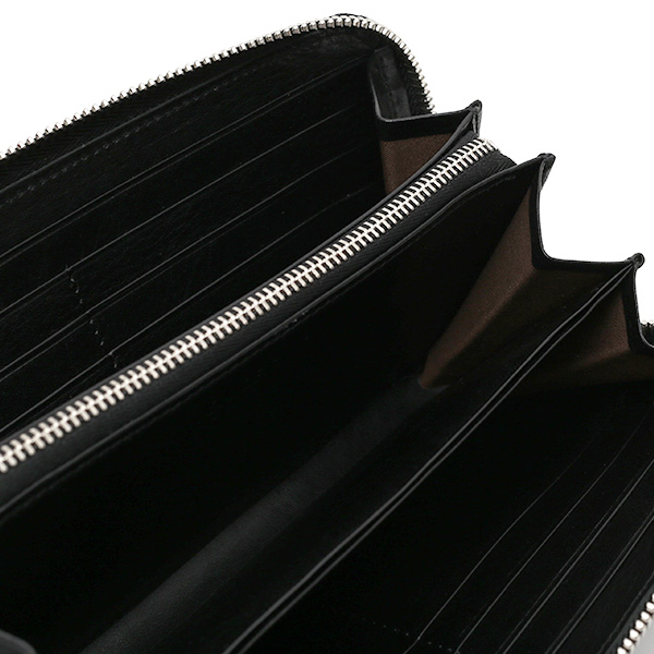  長財布 メンズ 本革 ラウンドファスナー ブラック 黒 黒色 財布 レザー 日本製 レディース 大容量 サイフ 小銭入れあり ボーデッサン(BEAU DESSIN)