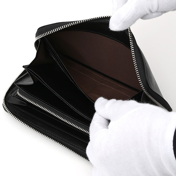  長財布 メンズ 本革 ラウンドファスナー ブラック 黒 黒色 財布 レザー 日本製 レディース 大容量 サイフ 小銭入れあり ボーデッサン(BEAU DESSIN)