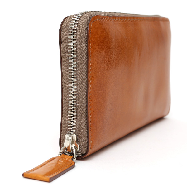  長財布 メンズ 本革 ラウンドファスナー キャメル ブラウン 茶 茶色 財布 レザー 日本製 レディース 大容量 サイフ 小銭入れあり ボーデッサン(BEAU DESSIN)