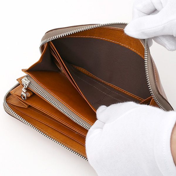  長財布 メンズ 本革 ラウンドファスナー キャメル ブラウン 茶 茶色 財布 レザー 日本製 レディース 大容量 サイフ 小銭入れあり ボーデッサン(BEAU DESSIN)