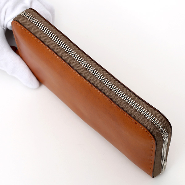  長財布 メンズ 本革 ラウンドファスナー キャメル ブラウン 茶 茶色 財布 レザー 日本製 レディース 大容量 サイフ 小銭入れあり ボーデッサン(BEAU DESSIN)