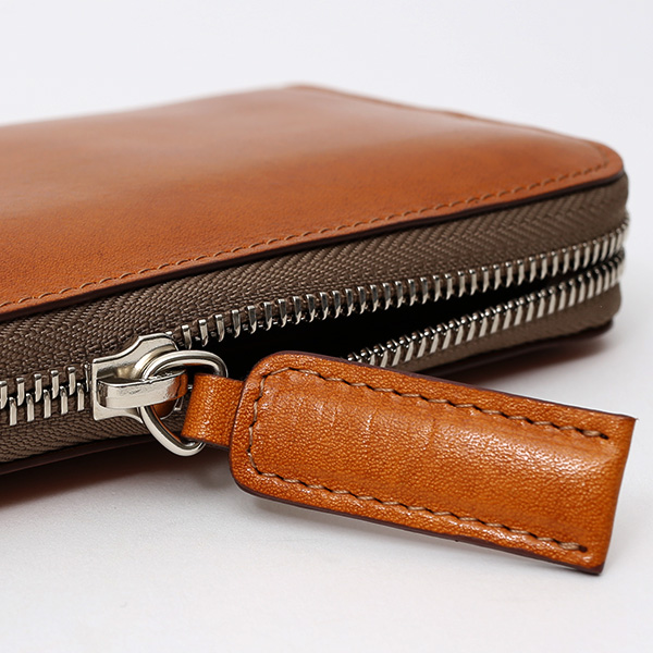  長財布 メンズ 本革 ラウンドファスナー キャメル ブラウン 茶 茶色 財布 レザー 日本製 レディース 大容量 サイフ 小銭入れあり ボーデッサン(BEAU DESSIN)