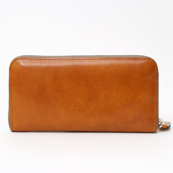  長財布 メンズ 本革 ラウンドファスナー キャメル ブラウン 茶 茶色 財布 レザー 日本製 レディース 大容量 サイフ 小銭入れあり ボーデッサン(BEAU DESSIN)