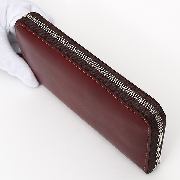  長財布 メンズ 本革 ラウンドファスナー レッド ワイン 赤色 財布 レザー 日本製 レディース 大容量 サイフ 小銭入れあり ボーデッサン(BEAU DESSIN)