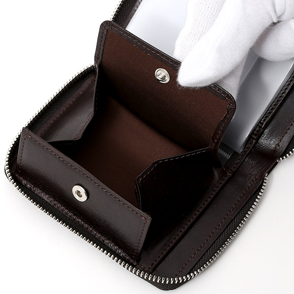  二つ折り 財布 メンズ 本革 レザー ブラック 黒 黒色 日本製 サイフ レディース 大容量 財布 小銭入れあり かわいい ボーデッサン(BEAU DESSIN)