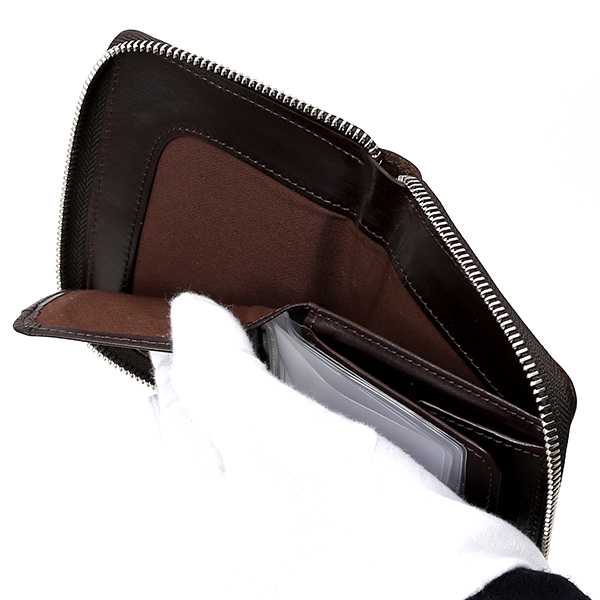  二つ折り 財布 メンズ 本革 レザー ブラック 黒 黒色 日本製 サイフ レディース 大容量 財布 小銭入れあり かわいい ボーデッサン(BEAU DESSIN)