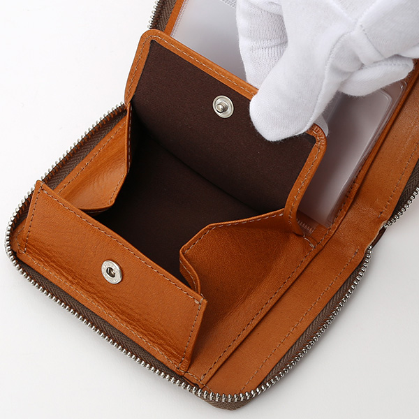  二つ折り 財布 メンズ 本革 レザー キャメル ブラウン 茶 茶色 日本製 サイフ レディース 大容量 財布 小銭入れあり かわいい ボーデッサン(BEAU DESSIN)