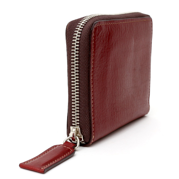  二つ折り 財布 メンズ 本革 レザー レッド ワイン 赤色 日本製 サイフ レディース 大容量 財布 小銭入れあり かわいい ボーデッサン(BEAU DESSIN)