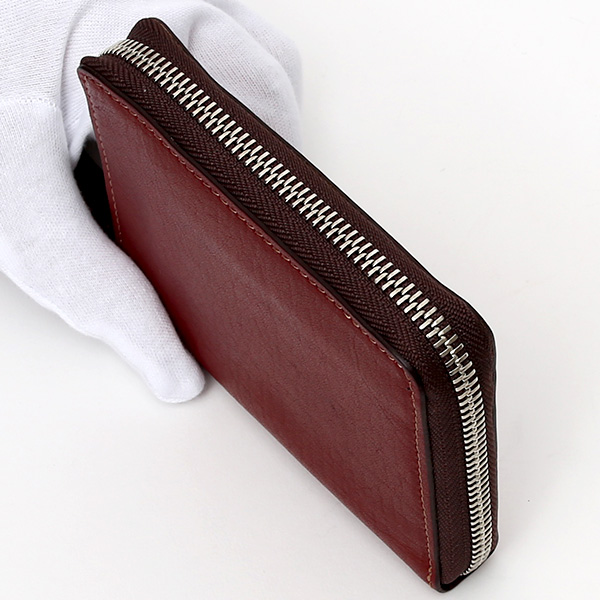  二つ折り 財布 メンズ 本革 レザー レッド ワイン 赤色 日本製 サイフ レディース 大容量 財布 小銭入れあり かわいい ボーデッサン(BEAU DESSIN)